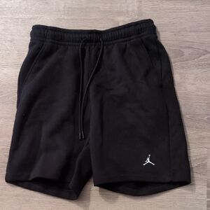 Jordan Black Sweat Shorts Size Small